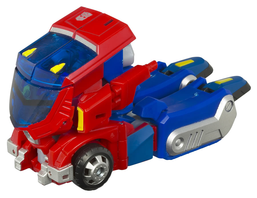 transformers animated deluxe optimus prime