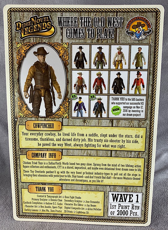 dime novel legends figures