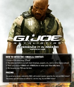 IMAX GI Joe Vine Contest